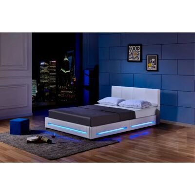 Vidaxl - home deluxe - Cama led asteroid - Blanco - 140 x 200 cm Vidaxl - home deluxe - Cama led asteroid - Blanco - 140 x 200 cm