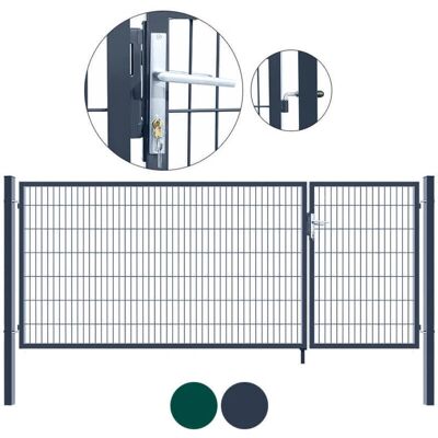 Start Deluxe - Porte de jardin - Résistant aux intempéries, Facile à installer, Robuste, Durable - Publicité Start Deluxe - Porte de jardin - Résistant aux intempéries, Facile à installer, Robuste, Durable - Publicité