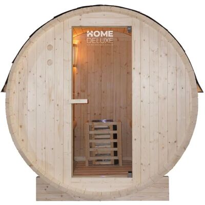 HOME DELUXE Lahti M Sauna in pino - Fasssauna HOME DELUXE Lahti M Sauna in pino - Fasssauna