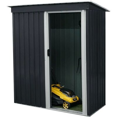 Home Deluxe Gartenschuppen - xs - Anthrazit - Stahl Home Deluxe Gartenschuppen - xs - Anthrazit - Stahl