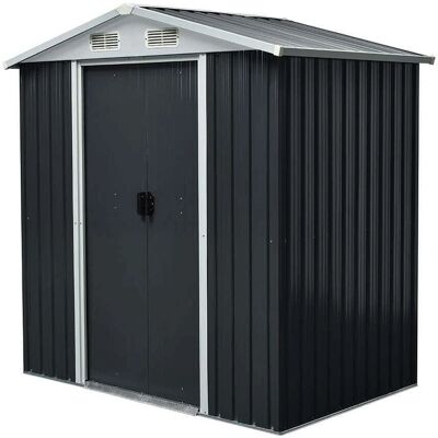 Home Deluxe - Cobertizo para herramientas L con ventilación - 204x131x190cm Home Deluxe - Cobertizo para herramientas L con ventilación - 204x131x190cm