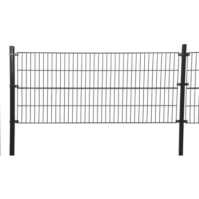 Valla de jardín Home Deluxe con doble varilla - 80cm x 10m Valla de jardín Home Deluxe con doble varilla - 80cm x 10m