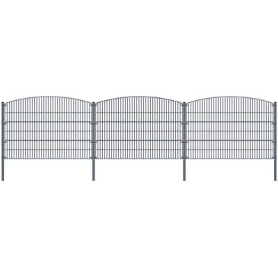 Home Deluxe - Double-Rod Fence Mat - 160 cm - Recinzione giardino Home Deluxe - Double-Rod Fence Mat - 160 cm - Recinzione giardino