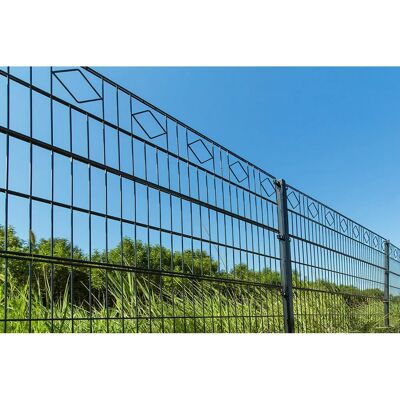 Home Deluxe - MorataDiamondDoubleRod - Recinzione decorativa Home Deluxe - MorataDiamondDoubleRod - Recinzione decorativa