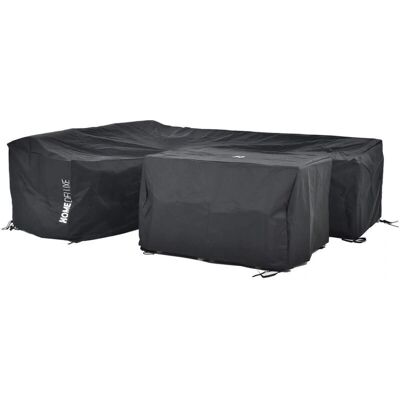 Funda para grupo de asientos y mesa - Acabado de alta calidad - Resistente a la intemperie - Montaje sencillo - Funda para muebles Funda para grupo de asientos y mesa - Acabado de alta calidad - Resistente a la intemperie - Montaje sencillo - Funda para muebles