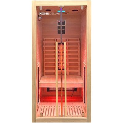 Home Deluxe - Modell SONORA S - Infrarotsauna Kabine - 90x90x190cm Home Deluxe - Modell SONORA S - Infrarotsauna Kabine - 90x90x190cm
