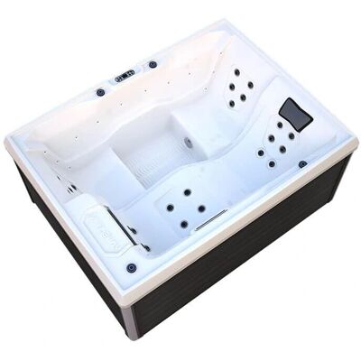 Jacuzzi exterior stream pure 211 x 156 cm para 3 personas - Home Deluxe Jacuzzi exterior stream pure 211 x 156 cm para 3 personas - Home Deluxe