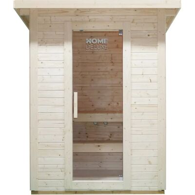 Home Deluxe - Casa de sauna al aire libre 191 x 157 cm para 3 personas Talla M Home Deluxe - Casa de sauna al aire libre 191 x 157 cm para 3 personas Talla M