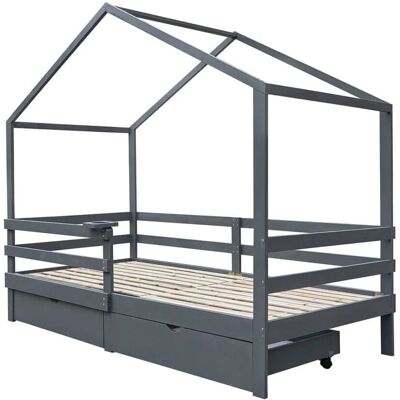 Home Deluxe WOLKENLAND Cama infantil - Pino, 90x200 cm Home Deluxe WOLKENLAND Cama infantil - Pino, 90x200 cm