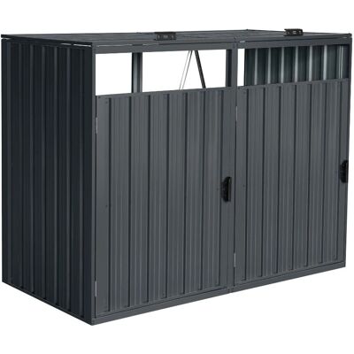 HOME DELUXE - Cubo de basura de dos puertas CUBO - 2x 240L HOME DELUXE - Cubo de basura de dos puertas CUBO - 2x 240L