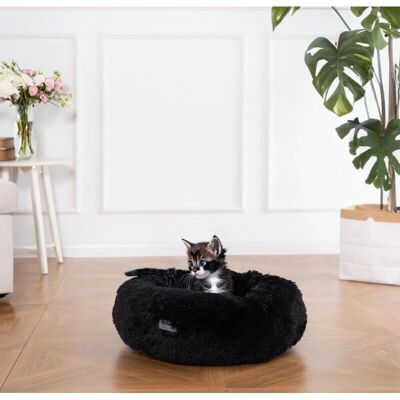 Home Deluxe Cama para mascotas Muffin - Negro - Cama para mascotas Home Deluxe Cama para mascotas Muffin - Negro - Cama para mascotas