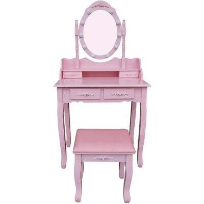 Home Deluxe Comodino ROSY con Specchio LED - Comodino Home Deluxe Comodino ROSY con Specchio LED - Comodino