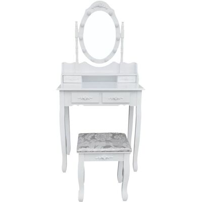 Home Deluxe ROSY Tavolotrucco LED Bianco - Trucco & Vanità Home Deluxe ROSY Tavolotrucco LED Bianco - Trucco & Vanità