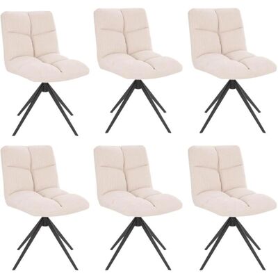 Sedia da pranzo girevole NODA di Home Deluxe - Set da 6 Sedia da pranzo girevole NODA di Home Deluxe - Set da 6