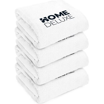 Juego de toallas blancas Home Deluxe 40x70cm Juego de toallas blancas Home Deluxe 40x70cm