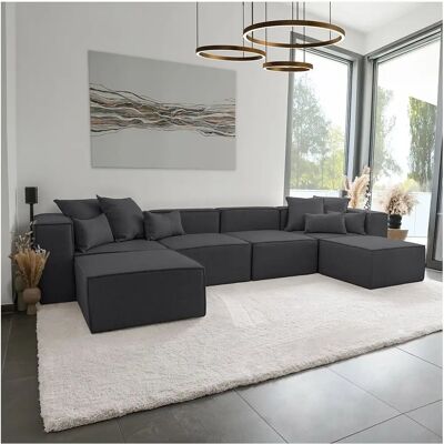 Sofá modular VERONA - XXL Anthracite Sofá modular VERONA - XXL Anthracite