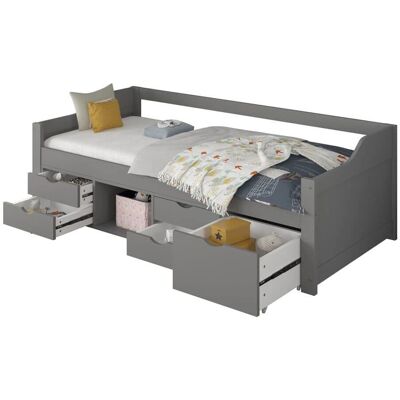 Home Deluxe Cosmo Kinderbett - 5 Schubladen, 90x200cm Home Deluxe Cosmo Kinderbett - 5 Schubladen, 90x200cm