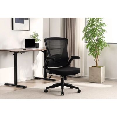 Home Deluxe ZELA Silla de Oficina Ajustable - Negro Home Deluxe ZELA Silla de Oficina Ajustable - Negro