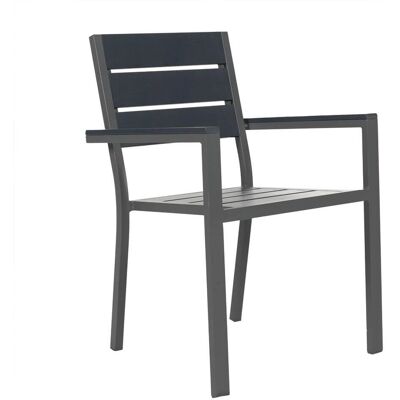 Inicio Deluxe - Silla de jardín con marco de aluminio y asiento ancho Inicio Deluxe - Silla de jardín con marco de aluminio y asiento ancho