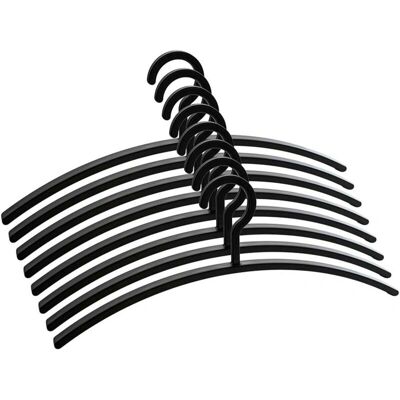 Home Deluxe - Plastic Rack - Black - 40 pcs - Hangers Home Deluxe - Plastic Rack - Black - 40 pcs - Hangers