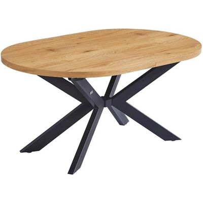 Table à manger ovale extensible Light Oak - Table à manger - Publicité Table à manger ovale extensible Light Oak - Table à manger - Publicité