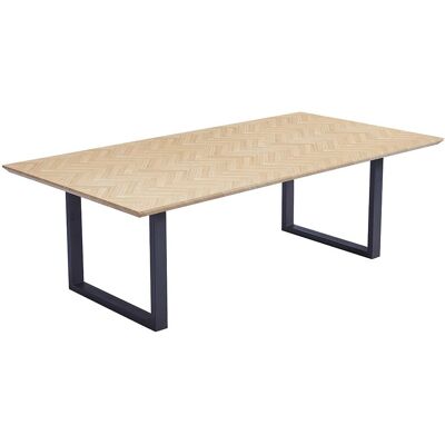 Inicio Deluxe - Mesa de comedor en MDF en forma de U - Mesa de comedor Inicio Deluxe - Mesa de comedor en MDF en forma de U - Mesa de comedor