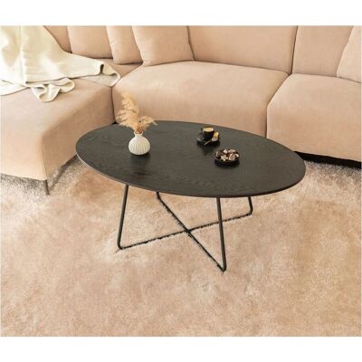 Home Deluxe Mesa de centro ovalada - Coffee Table Home Deluxe Mesa de centro ovalada - Coffee Table