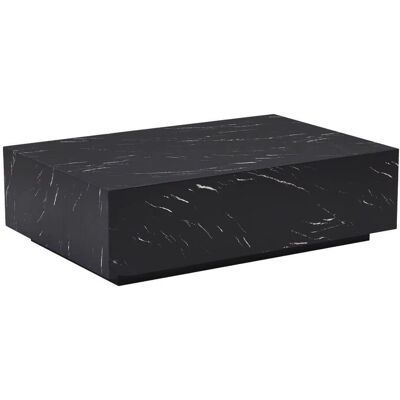 Home Deluxe Mesa de Centro con Aspecto de Mármol - Negro Home Deluxe Mesa de Centro con Aspecto de Mármol - Negro
