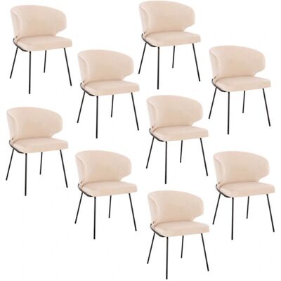 Home Deluxe - Amara - Beige - 79x55x59 cm - Chair Home Deluxe - Amara - Beige - 79x55x59 cm - Chair
