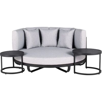 Home Deluxe Outdoor Schlafsofa - Mit Beistelltisch - Wetterfest Home Deluxe Outdoor Schlafsofa - Mit Beistelltisch - Wetterfest