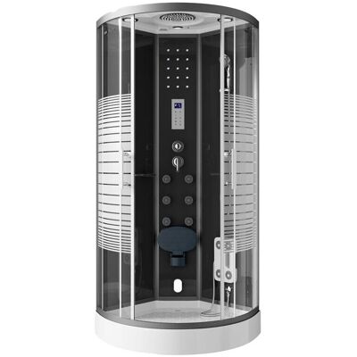Home Deluxe Perla Negra Cabina de Vapor Home Deluxe Perla Negra Cabina de Vapor