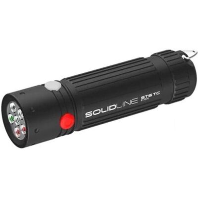 Latarka LED Solid 502277 - Regulowane kolory, 4 poziomy jasności - Czarna Latarka LED Solid 502277 - Regulowane kolory, 4 poziomy jasności - Czarna