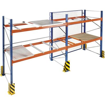 SCHULTE Galvanisierte Regalstütze - 3600 mm, 4 Teile, 1100 mm Tiefe SCHULTE Galvanisierte Regalstütze - 3600 mm, 4 Teile, 1100 mm Tiefe