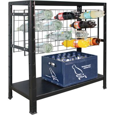 Schulte Regalwelt Rangement à vin - 32 bouteilles, noir, 90x80x35 cm - Publicité Schulte Regalwelt Rangement à vin - 32 bouteilles, noir, 90x80x35 cm - Publicité