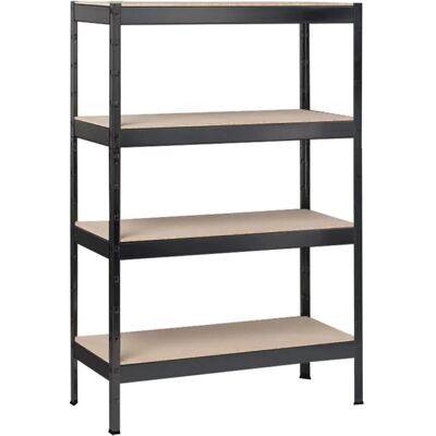 Étagère robuste Schulte Regalwelt - 1800x1000x350mm - 4 étagères en bois - 90kg par étagère - Publicité Étagère robuste Schulte Regalwelt - 1800x1000x350mm - 4 étagères en bois - 90kg par étagère - Publicité