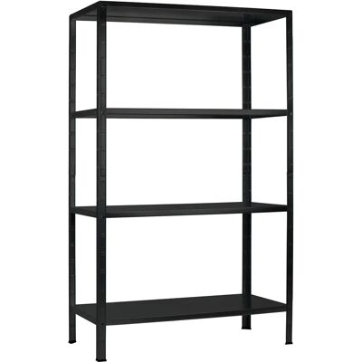 Schulte Regalwelt PowerMAX - 4-Regal Metalllagerregal 65kg - Schwarz Schulte Regalwelt PowerMAX - 4-Regal Metalllagerregal 65kg - Schwarz