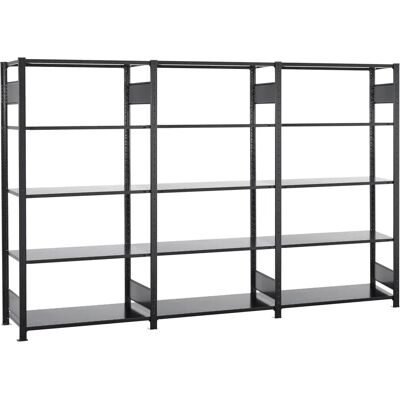 Étagère robuste SCHULTE - 14 étagères réglables - 300x50x200cm Étagère robuste SCHULTE - 14 étagères réglables - 300x50x200cm