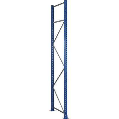 Marco soporte para estanterías de palets - 3500mm, Azul, 76x800mm Marco soporte para estanterías de palets - 3500mm, Azul, 76x800mm