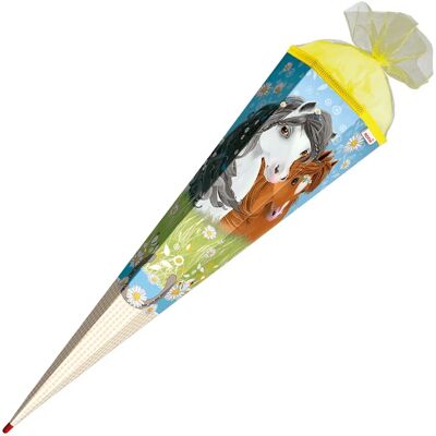 ROTH Schultüte Blumenpferde - 85 cm, Mehrfarbig ROTH Schultüte Blumenpferde - 85 cm, Mehrfarbig