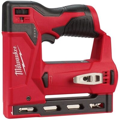 Milwaukee M12 BST-0 Draadloze nietpistool 6-14mm - Spijker/Clips Gun Milwaukee M12 BST-0 Draadloze nietpistool 6-14mm - Spijker/Clips Gun