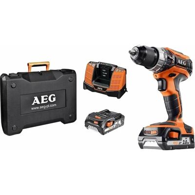 Kit Perceuse AEG - 50 Nm, 2 Batteries, Lumière LED - Publicité Kit Perceuse AEG - 50 Nm, 2 Batteries, Lumière LED - Publicité