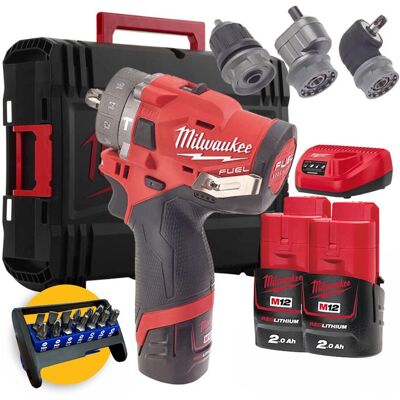 Milwaukee M12 FPDXKIT-202X Trådlös slagborr - 37Nm Milwaukee M12 FPDXKIT-202X Trådlös slagborr - 37Nm