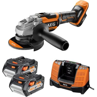 Acessório de esmerilhadeira angular a bateria 18V 125mm BEWS 18-125BL-502C 2 baterias 5,0Ah Acessório de esmerilhadeira angular a bateria 18V 125mm BEWS 18-125BL-502C 2 baterias 5,0Ah
