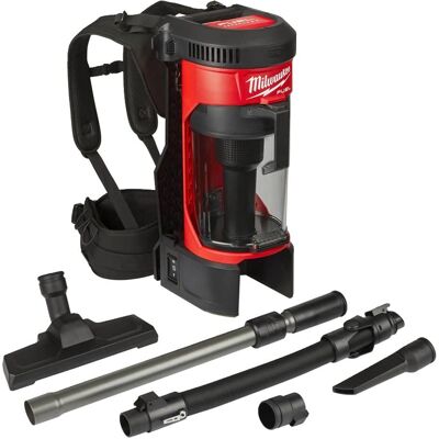 Milwaukee M18 - Red - Backpack Vacuum Cleaner Milwaukee M18 - Red - Backpack Vacuum Cleaner