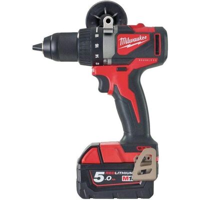 Milwaukee M18 borstlös trådlös borr- och skruvdragare - 2x 5Ah batterier Milwaukee M18 borstlös trådlös borr- och skruvdragare - 2x 5Ah batterier
