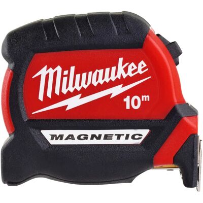 Mètre ruban magnétique Milwaukee Modèle 4932464601 - 10m, Classe II Mètre ruban magnétique Milwaukee Modèle 4932464601 - 10m, Classe II