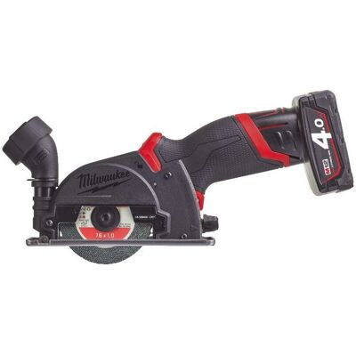 Milwaukee M12 Fcot-422x Kompakt multi-material vinkelslipare - Powerstate, REDLINK, 76mm Milwaukee M12 Fcot-422x Kompakt multi-material vinkelslipare - Powerstate, REDLINK, 76mm