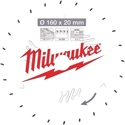 Milwaukee Modell 4932471290 Cirkelsågblad för trä & aluminium Milwaukee Modell 4932471290 Cirkelsågblad för trä & aluminium