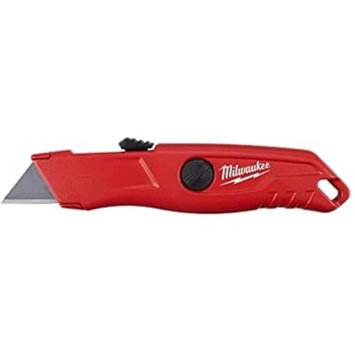 Coltello di sicurezza auto-retraente Milwaukee - Resistente, 2 posizioni Coltello di sicurezza auto-retraente Milwaukee - Resistente, 2 posizioni