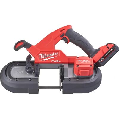 Milwaukee M18fbs85-202c Fuel Compact Band Saw - 85mm, 2 x 2.0Ah Milwaukee M18fbs85-202c Fuel Compact Band Saw - 85mm, 2 x 2.0Ah